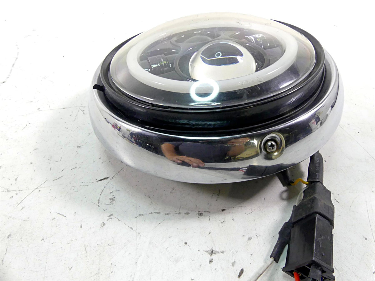 2015 Harley Touring FLHXS Street Glide Headlight Head Light Lamp Led Halo {{ shop.shopifyCountryName }} - Mototech271