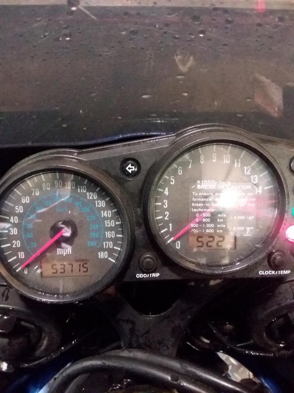 2001 Kawasaki ZX600J2 ZX6R Ninja Speedometer Speedo Gauge 55K 28011-1203 {{ shop.shopifyCountryName }} - Mototech271