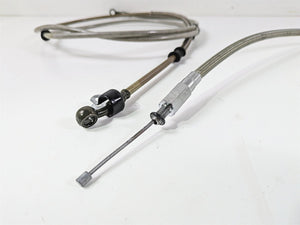 2016 Harley FXDF Dyna Fat Bob Front Brake Line & Clutch Cable 16" Ape Hanger