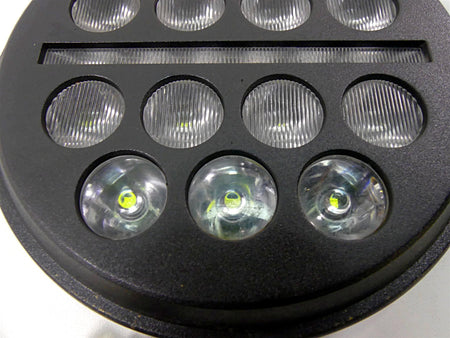 2017 Harley Dyna FXDB Street Bob MoonSMC Moonmaker Fly Eye V1 Led Headlight {{ shop.shopifyCountryName }} - Mototech271