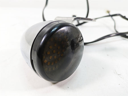 2012 Harley FLD Dyna Switchback Front Led Turn Signal Smoke Blinker Set 68972-00 {{ shop.shopifyCountryName }} - Mototech271