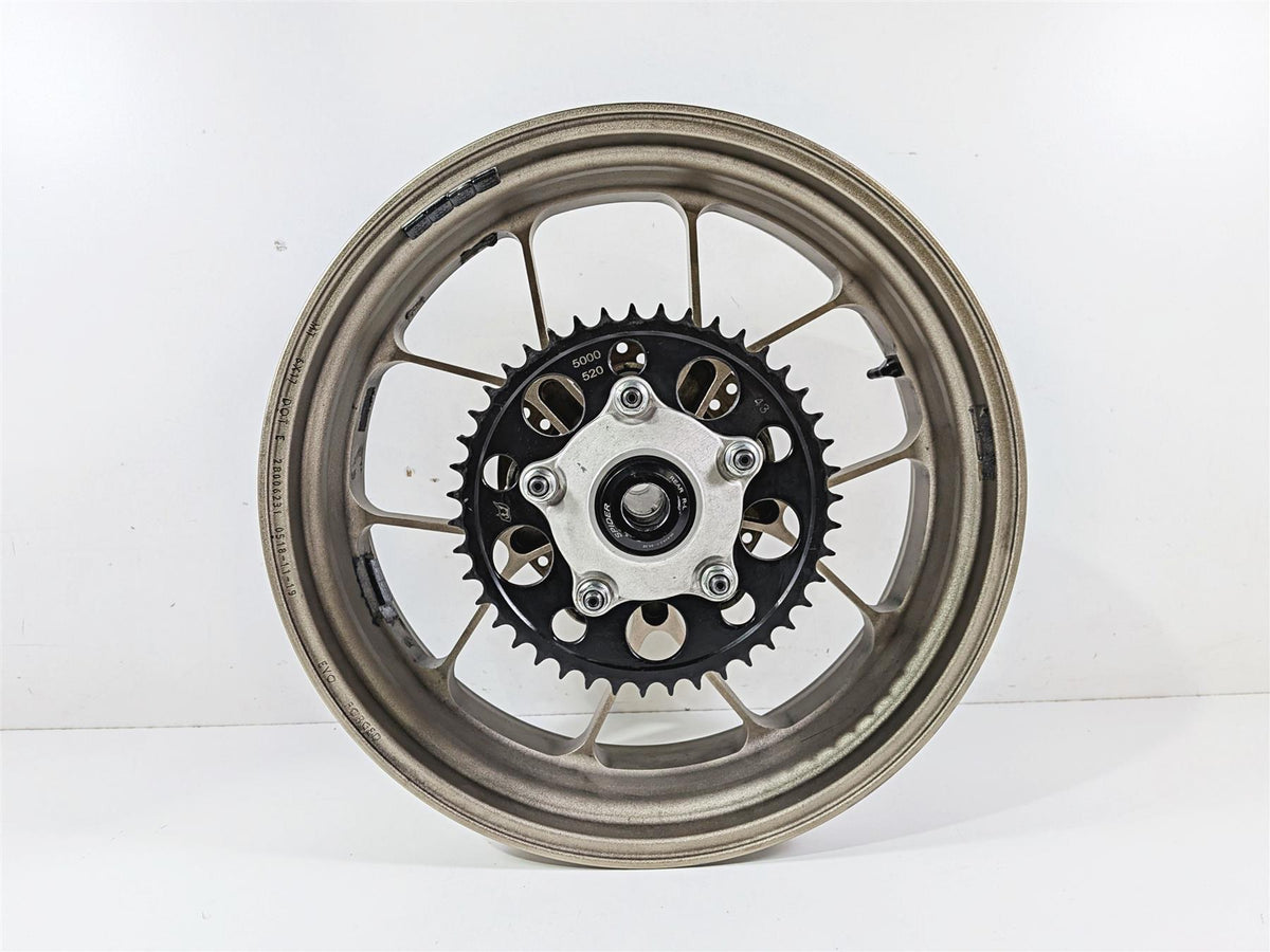 2018 Aprilia RSV4 RR Straight Evo Forged 17x6 Rear Wheel Aluminum 2B006231 {{ shop.shopifyCountryName }} - Mototech271