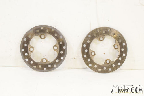 2016 Honda TRX500 FA 4x4 Foreman Front Brake Rotor Disc SET 558MILES 45251-HR6 | Mototech271
