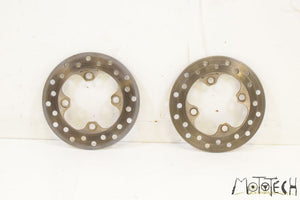 2016 Honda TRX500 FA 4x4 Foreman Front Brake Rotor Disc SET 558MILES 45251-HR6 | Mototech271