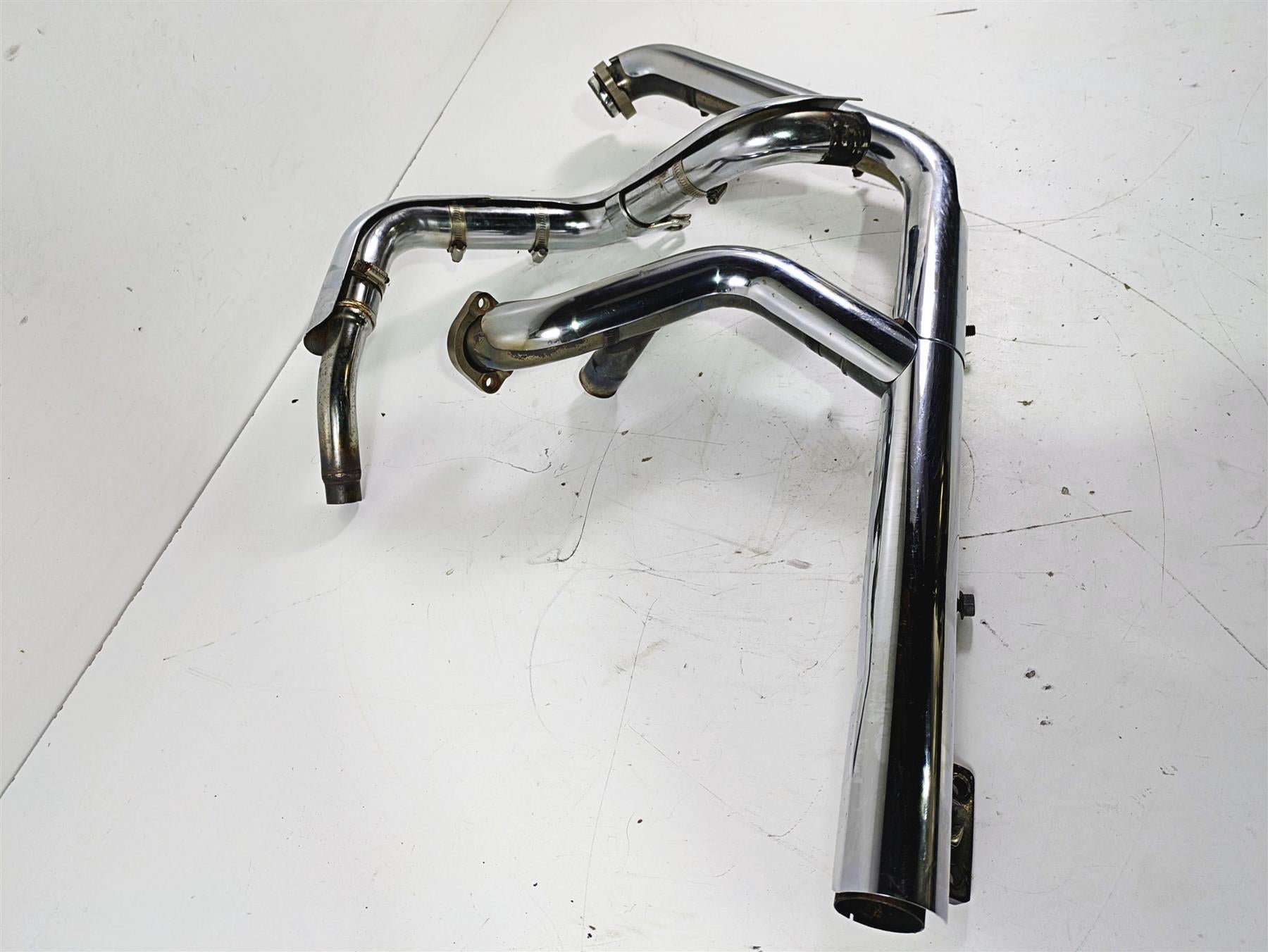 2005 Harley Softail FLSTSCI Heritage Springer Exhaust Pipe Header Set 65513-00A {{ shop.shopifyCountryName }} - Mototech271