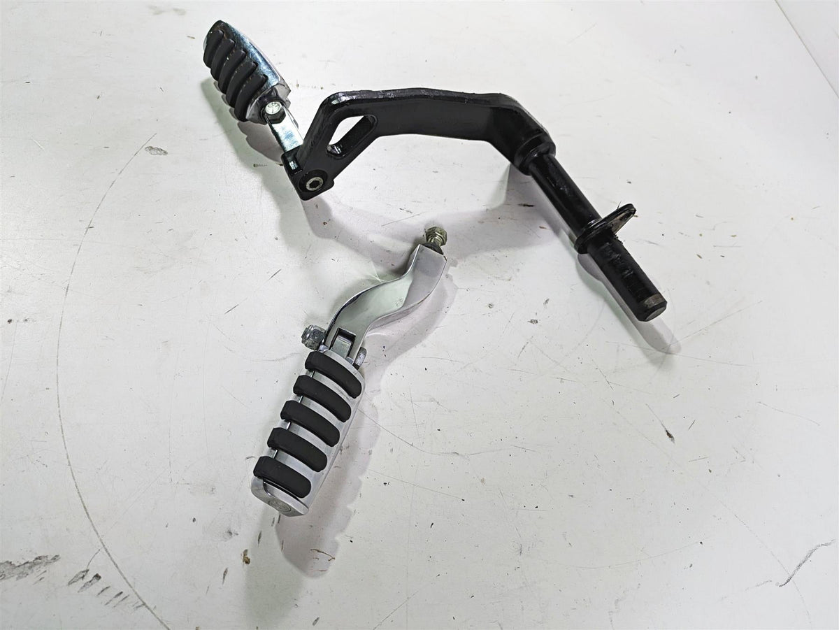 2003 Harley Dyna FXDL Low Rider 100TH Passenger Chrome Footpeg Rest Set 52740-02 {{ shop.shopifyCountryName }} - Mototech271