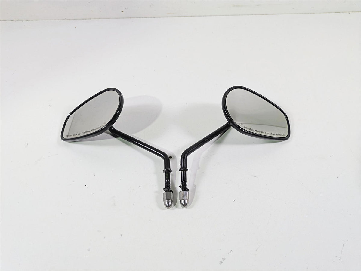 2014 Harley FXDF Dyna Fat Bob Rear View Mirror Set Black 91909-03B 91910-03B {{ shop.shopifyCountryName }} - Mototech271
