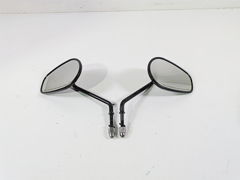 2014 Harley FXDF Dyna Fat Bob Rear View Mirror Set Black 91909-03B 91910-03B {{ shop.shopifyCountryName }} - Mototech271