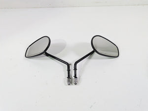 2014 Harley FXDF Dyna Fat Bob Rear View Mirror Set Black 91909-03B 91910-03B