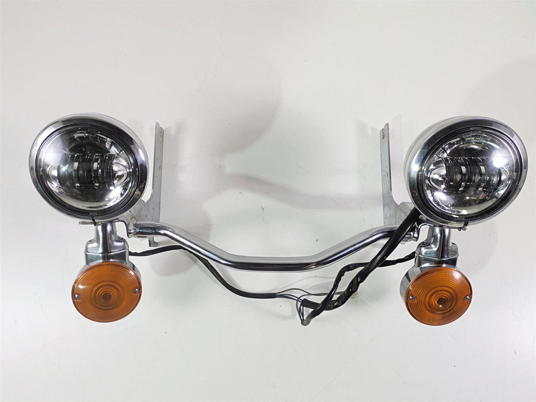 1999 Harley Touring FLHTCUI E-Glide Front LED Spotlight Blinker Bar Set 68712-94 {{ shop.shopifyCountryName }} - Mototech271