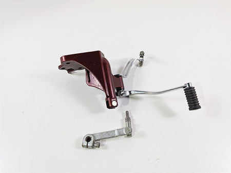 2009 Harley FXCWC Softail Rocker Left Front Footpeg Mount & Shifter 33751-08COZ {{ shop.shopifyCountryName }} - Mototech271