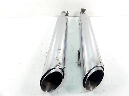2008 Harley Touring FLHX Street Glide Vance Hines Twin Slash Mufflers Set 16763 {{ shop.shopifyCountryName }} - Mototech271