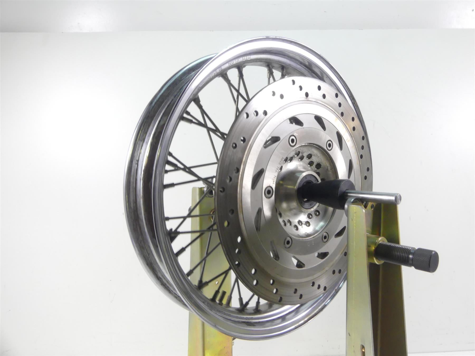 2003 Honda VTX1300 S Straight Spoke Front Wheel Rim 17x3 44650-MEA-671 {{ shop.shopifyCountryName }} - Mototech271