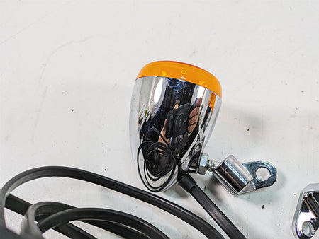 2006 Harley Softail FXSTSI Springer Front Blinker Turn Signal Set 68972-00 {{ shop.shopifyCountryName }} - Mototech271