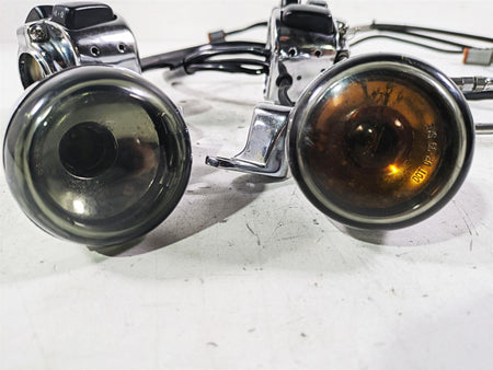 2005 Harley Softail FLSTFSE CVO Fat Boy Chrome Hand Control Switch Set 71682-06A {{ shop.shopifyCountryName }} - Mototech271
