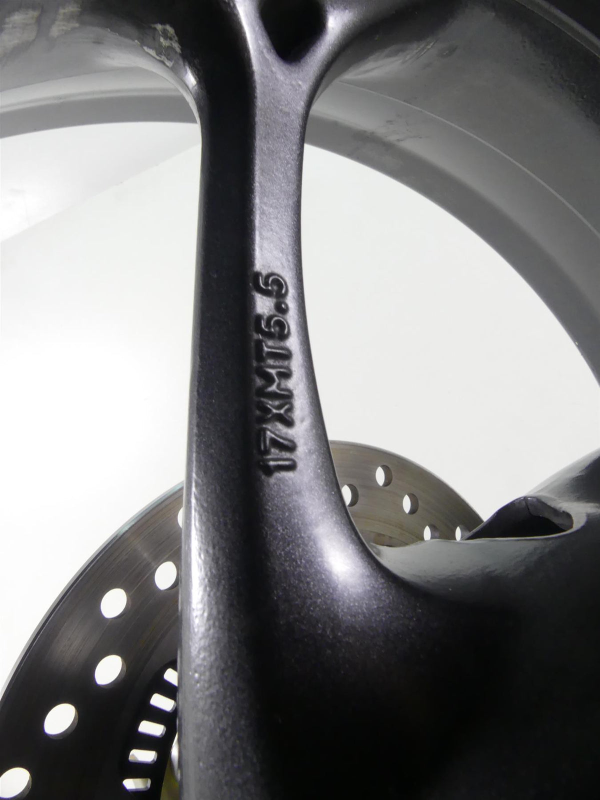 2013 Triumph Street Triple 675R Rear Wheel Rim 17x5.5 -Read T2011009 {{ shop.shopifyCountryName }} - Mototech271