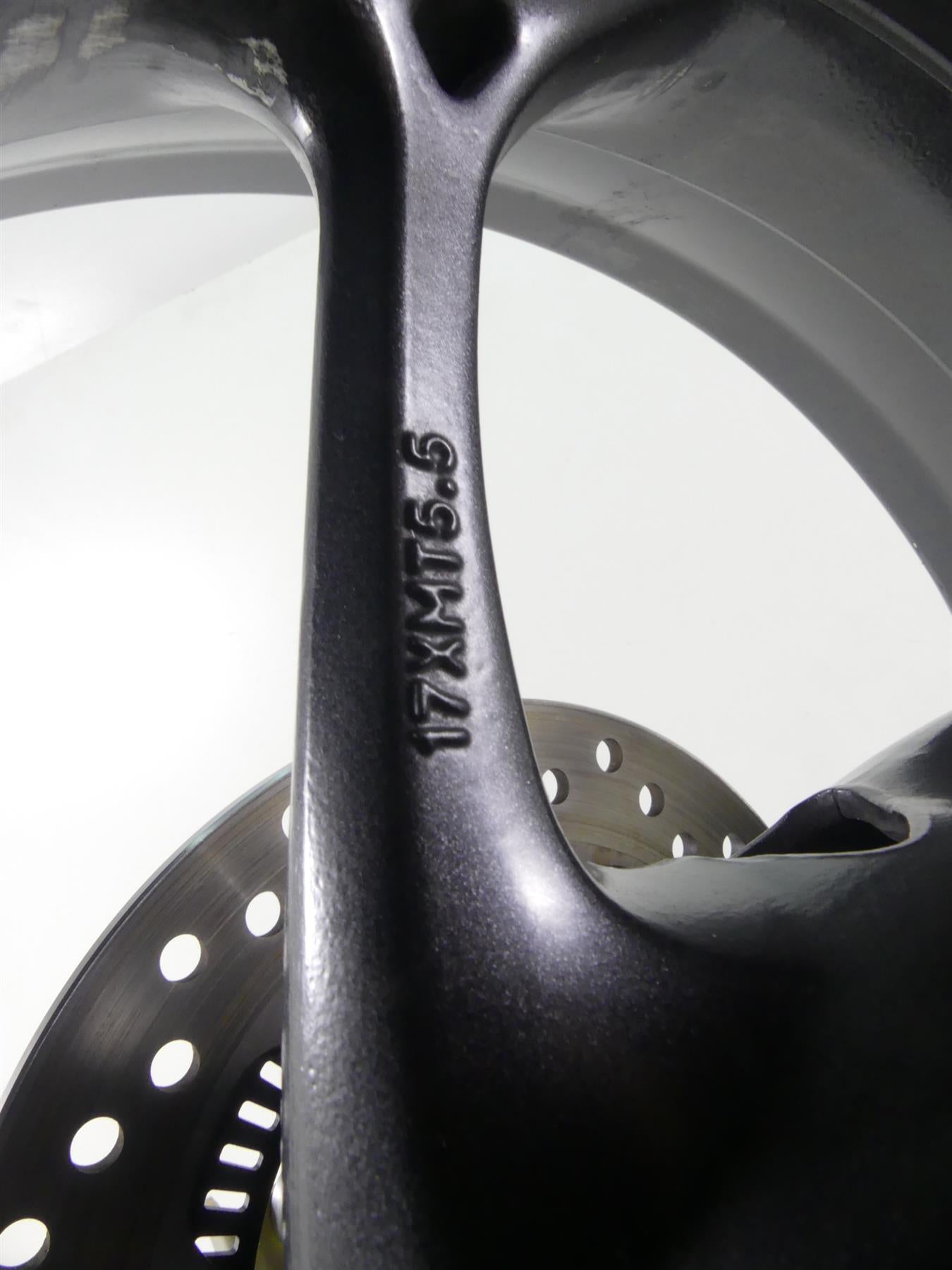 2013 Triumph Street Triple 675R Rear Wheel Rim 17x5.5 -Read T2011009 {{ shop.shopifyCountryName }} - Mototech271