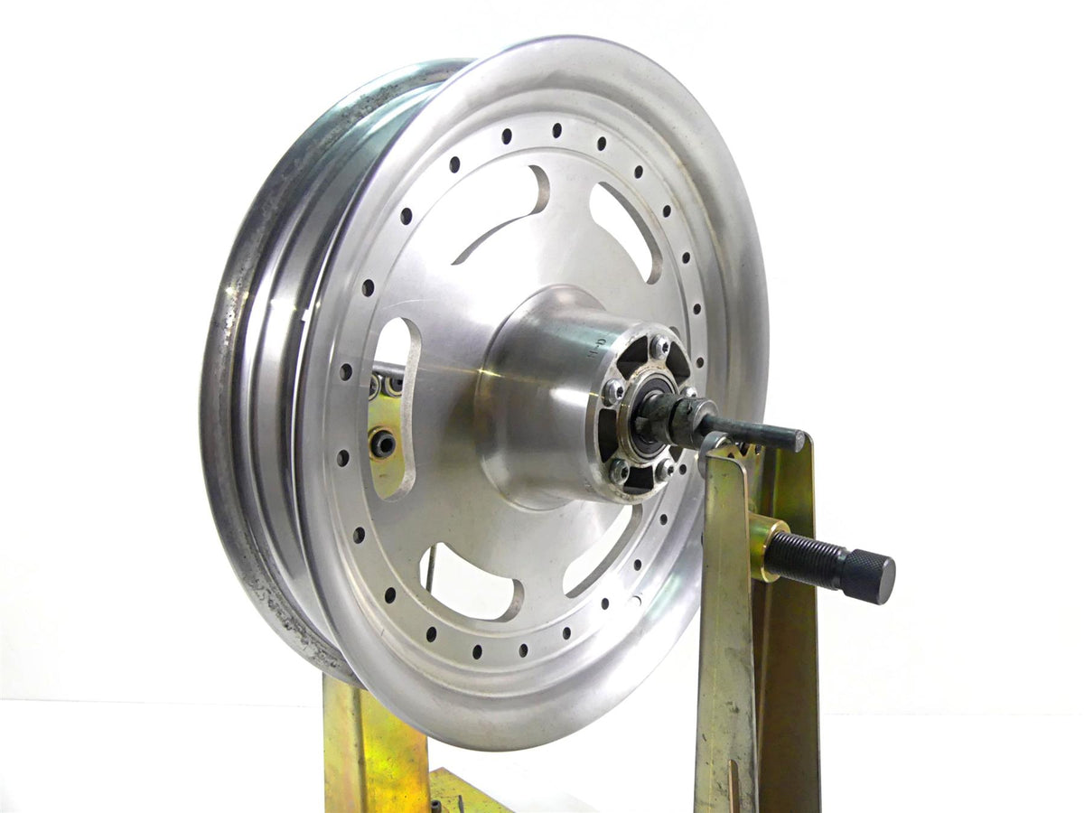 2010 Harley FXDF Dyna Fat Bob Front Wheel Rim Slotted 16x3 43300172 {{ shop.shopifyCountryName }} - Mototech271
