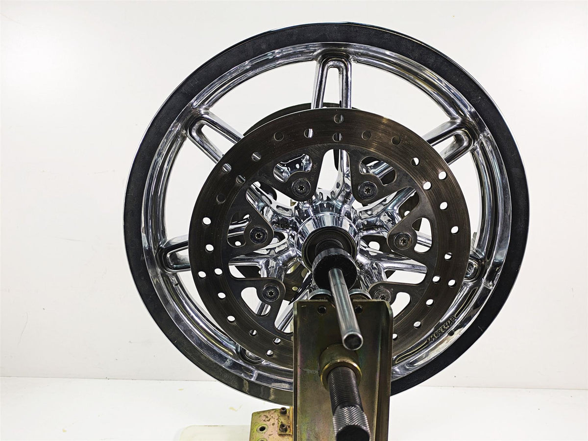 2014 Harley Touring FLHTK Electra Glide 17x3 Chisel Custom Front Wheel 43300057 {{ shop.shopifyCountryName }} - Mototech271