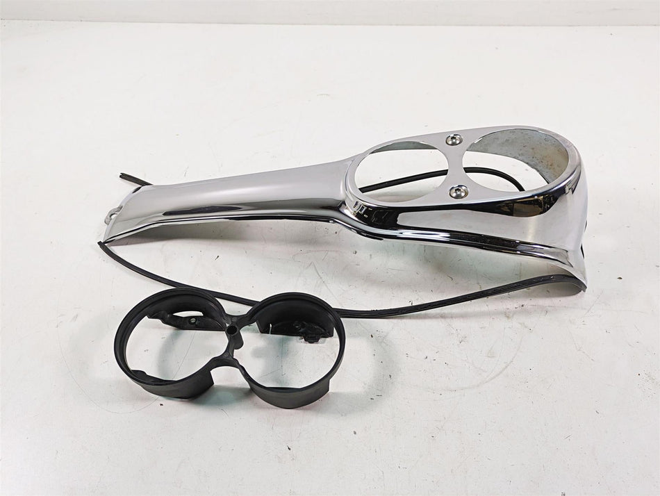 2005 Harley Dyna FXDL Low Rider Fuel Tank Gauges Cover Dash Panel 61695-05 {{ shop.shopifyCountryName }} - Mototech271