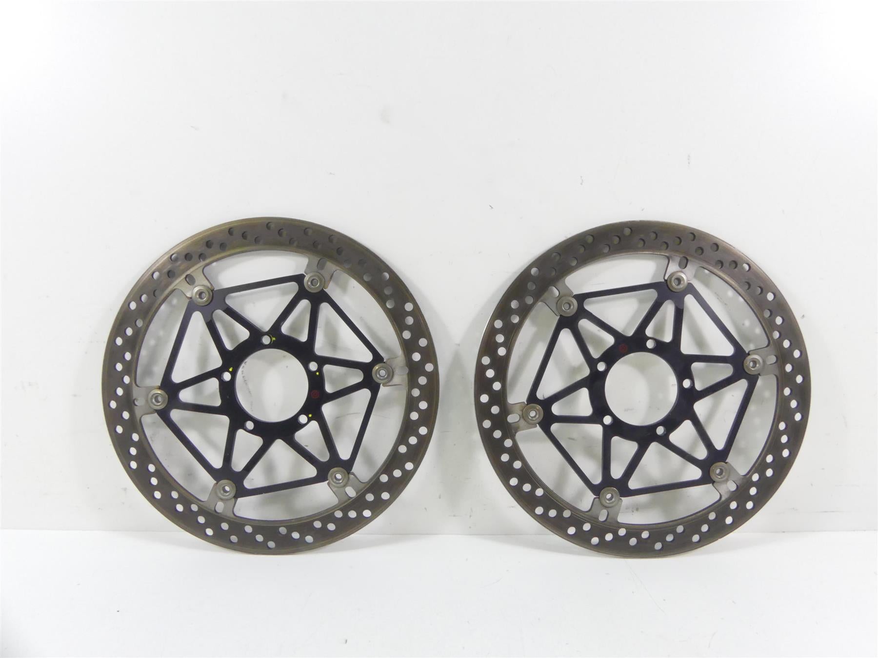 2017 Ducati Monster 1200 S Front Brembo Brake Rotor Disc Set 49241351A 49241341A | Mototech271