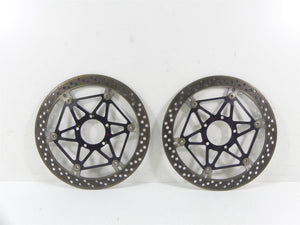 2017 Ducati Monster 1200 S Front Brembo Brake Rotor Disc Set 49241351A 49241341A | Mototech271