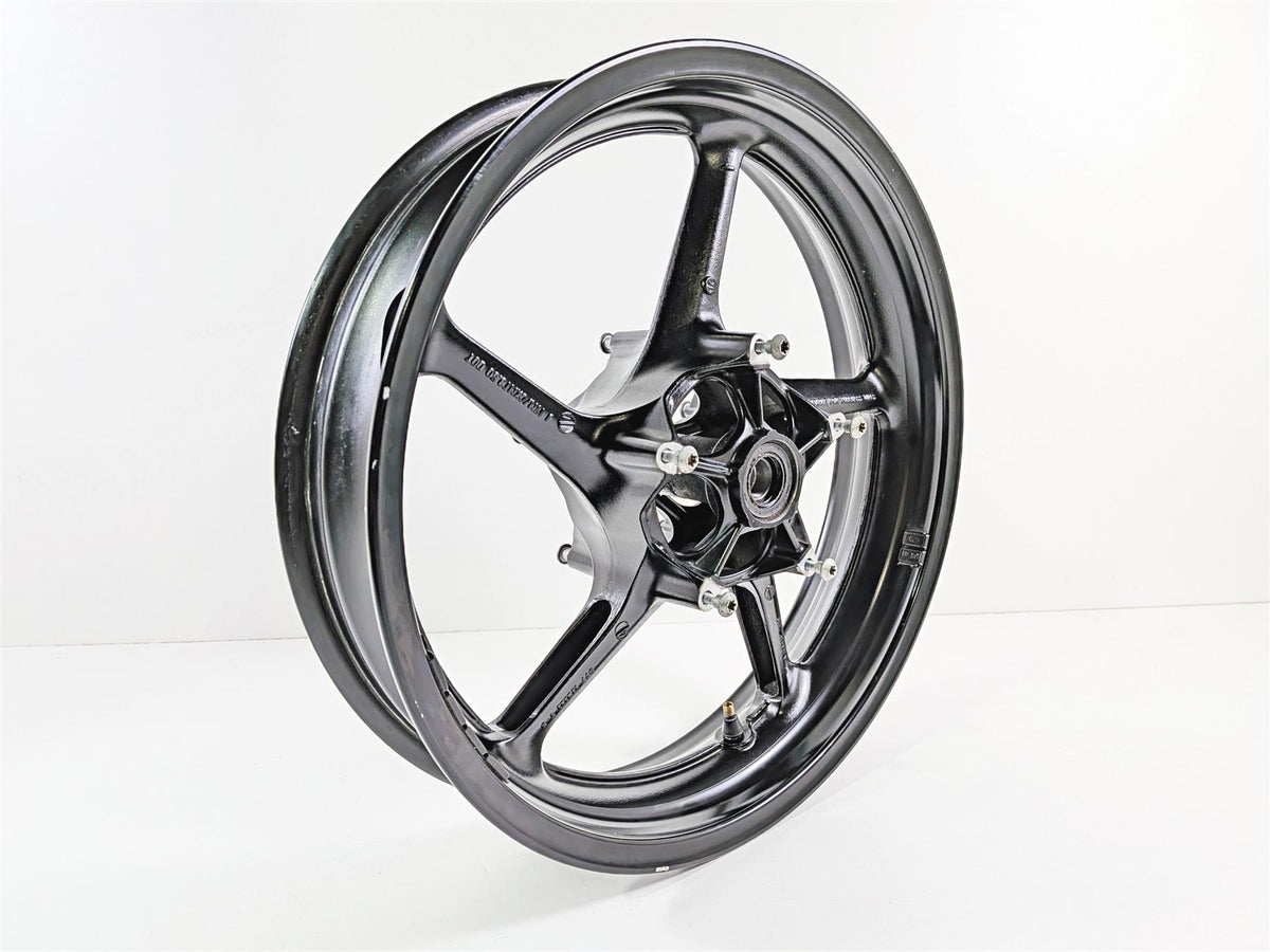 2008 Yamaha YZF R1 RN19 Straight Black Front Wheel Rim 17x3.5 5VY-25168-00 {{ shop.shopifyCountryName }} - Mototech271