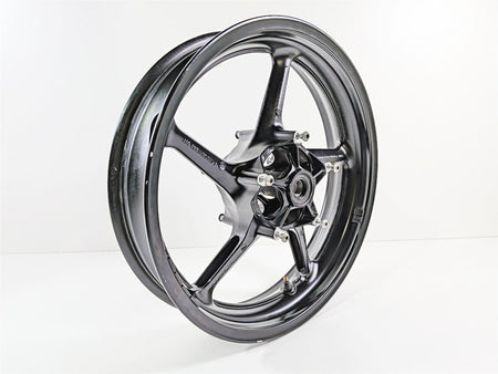 2008 Yamaha YZF R1 RN19 Straight Black Front Wheel Rim 17x3.5 5VY-25168-00 {{ shop.shopifyCountryName }} - Mototech271