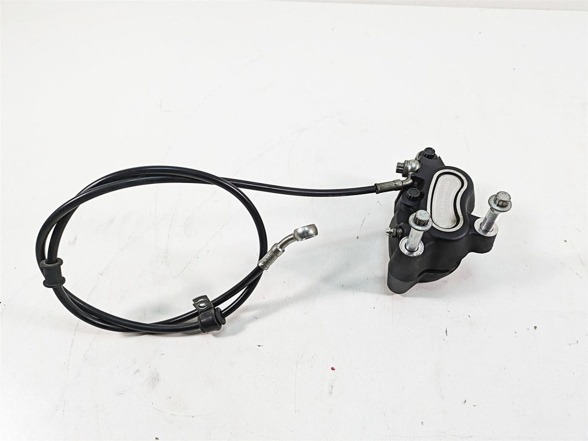2012 Harley FLD Dyna Switchback Front Brake Caliper + Line 41300001 {{ shop.shopifyCountryName }} - Mototech271