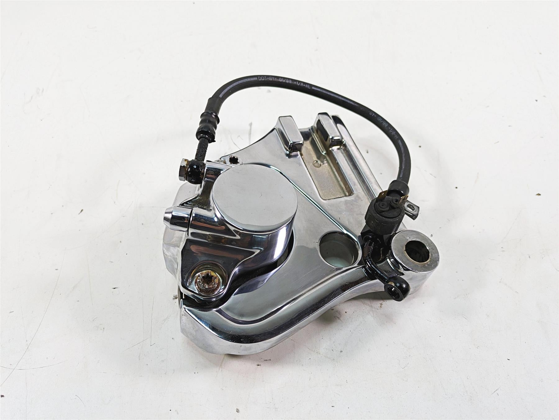 1999 Harley Dyna FXDL Low Rider Rear Chrome Brake Caliper 44050-87 {{ shop.shopifyCountryName }} - Mototech271