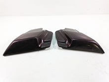 Load image into Gallery viewer, 2006 Harley Touring FLHXI Street Glide Side Cover Black Cherry Set 66250-97 | Mototech271
