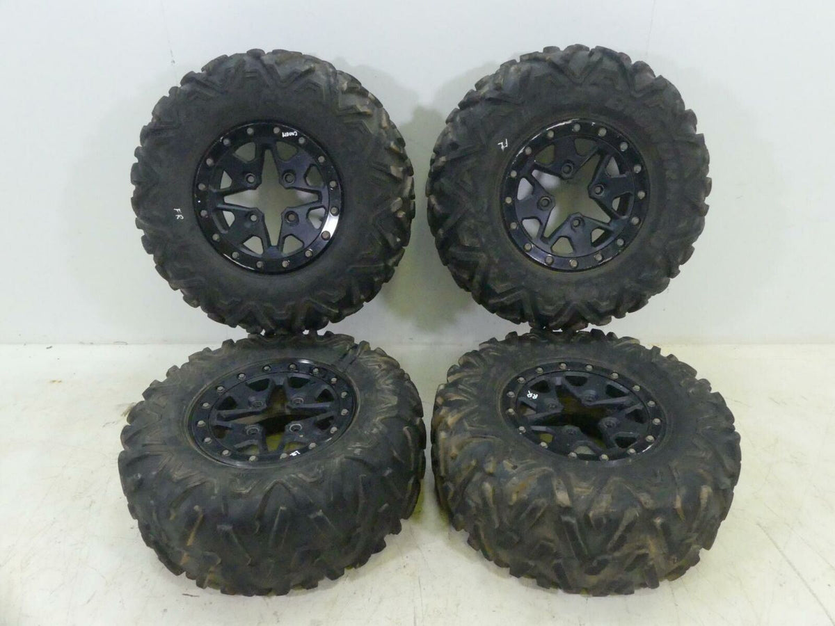 2018 Can Am Maverick X3 X DS Turbo R Front Rear Maxxis Wheel Tire Set 705402081 {{ shop.shopifyCountryName }} - Mototech271