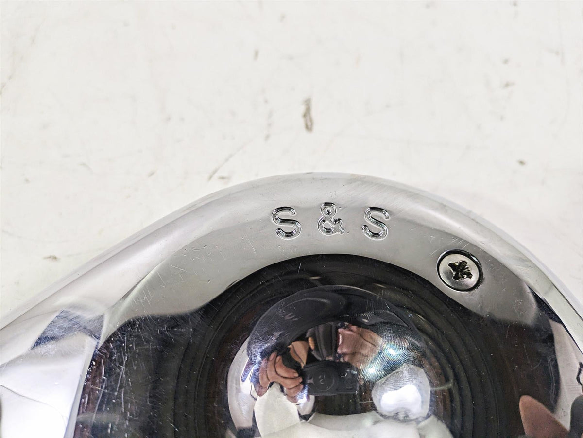 2005 Harley Touring FLHRI Road King S&S 378 Chrome Outer Air Box Cover 5128071 {{ shop.shopifyCountryName }} - Mototech271