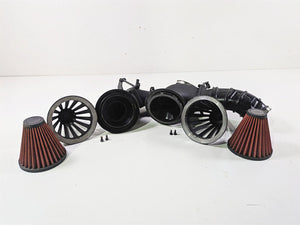2019 Suzuki M109R VZR1800 Boulevard Dual Spike Flat Black Red Filter AC-236-BK