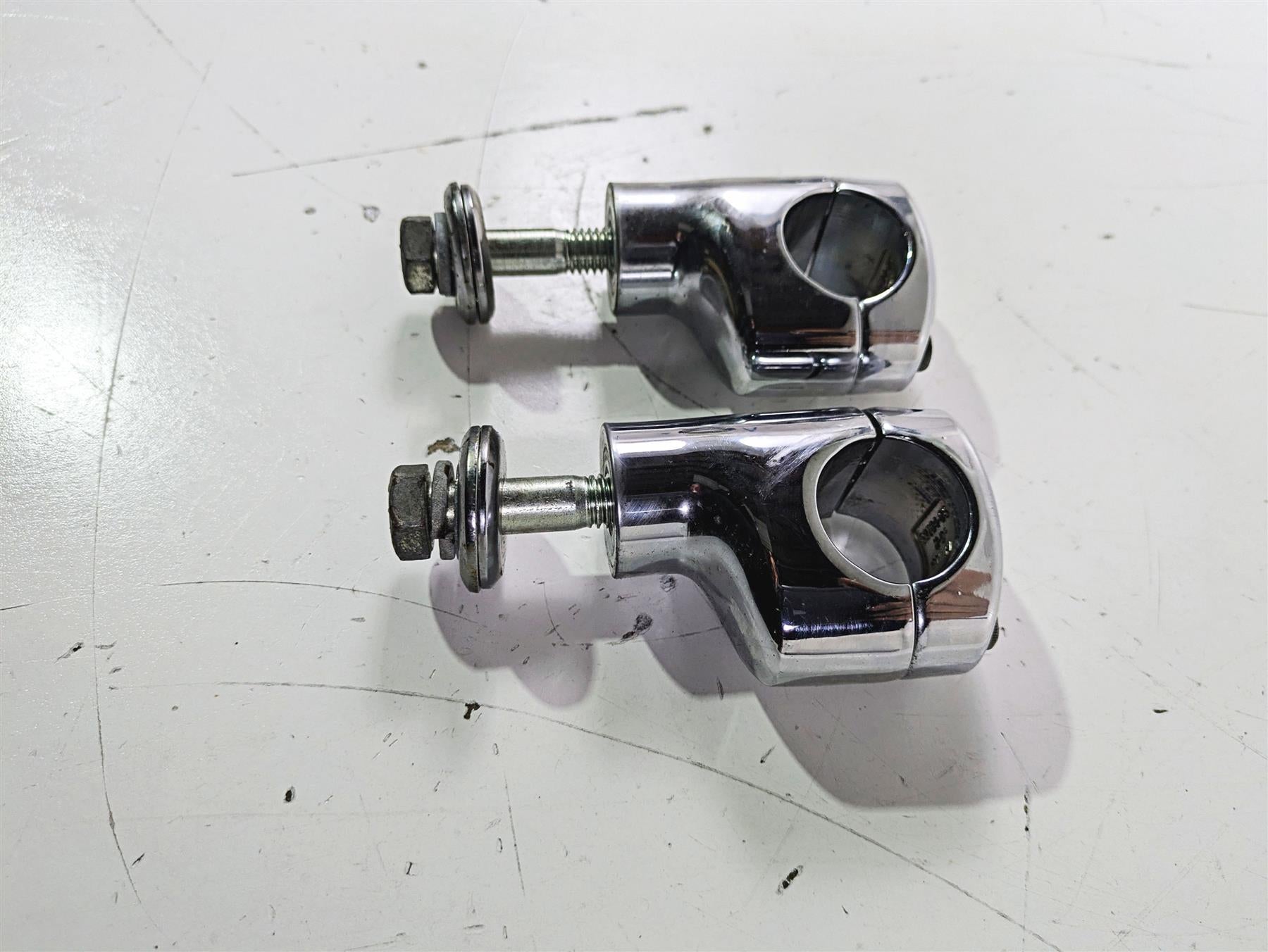 2007 Harley FXDWG Dyna Wide Glide Handlebar Riser Holder Clamp Mount 56613-06 {{ shop.shopifyCountryName }} - Mototech271
