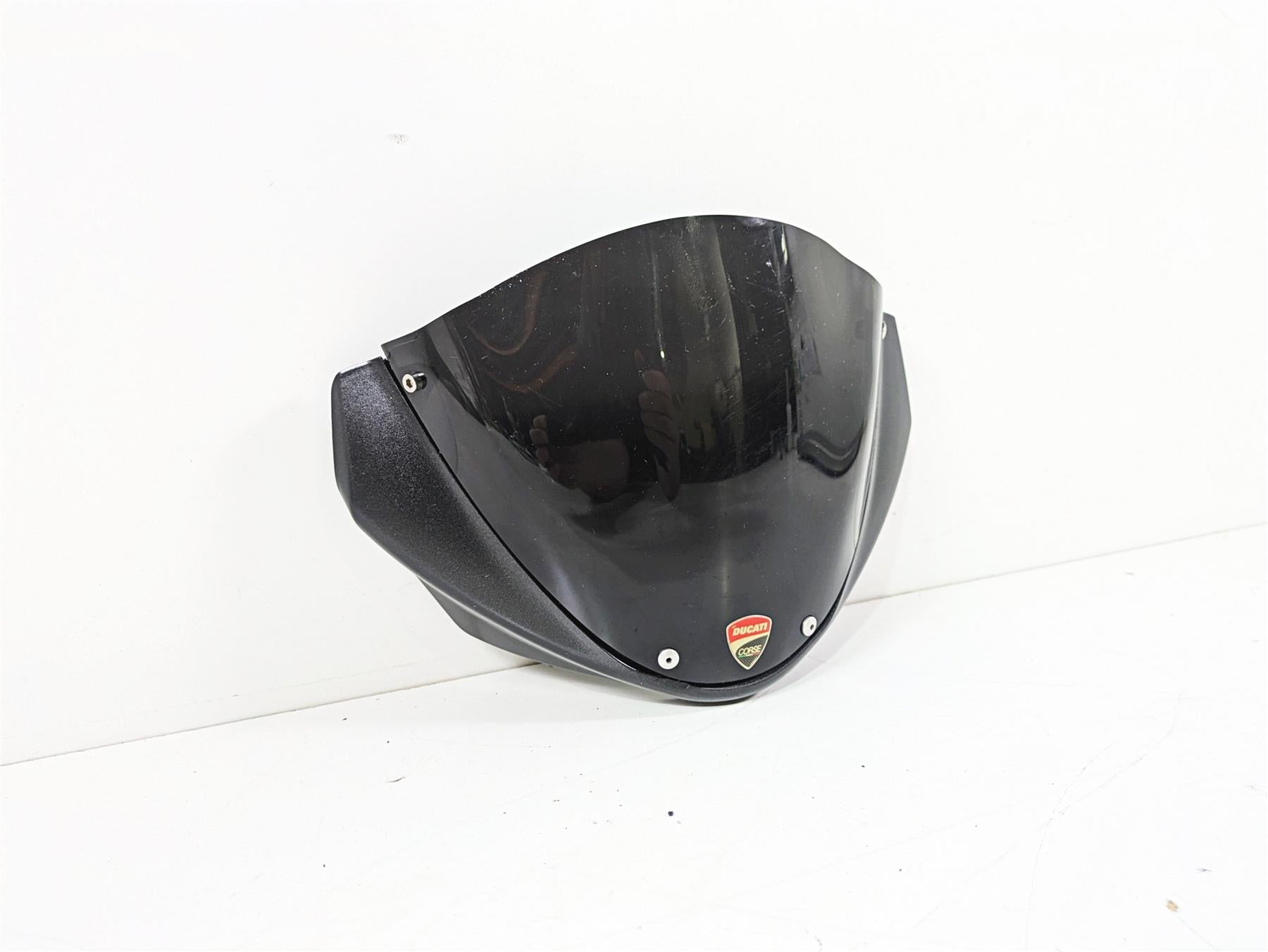 2009 Ducati Monster 1100 S Windshield Wind Screen Shield & Mount 48130531A {{ shop.shopifyCountryName }} - Mototech271