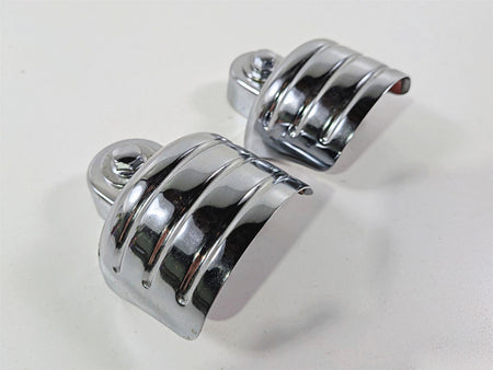 2003 Honda V-Twin VTX1800 C Kuryakyn Chrome Rear Shock Top Covers 8261 {{ shop.shopifyCountryName }} - Mototech271