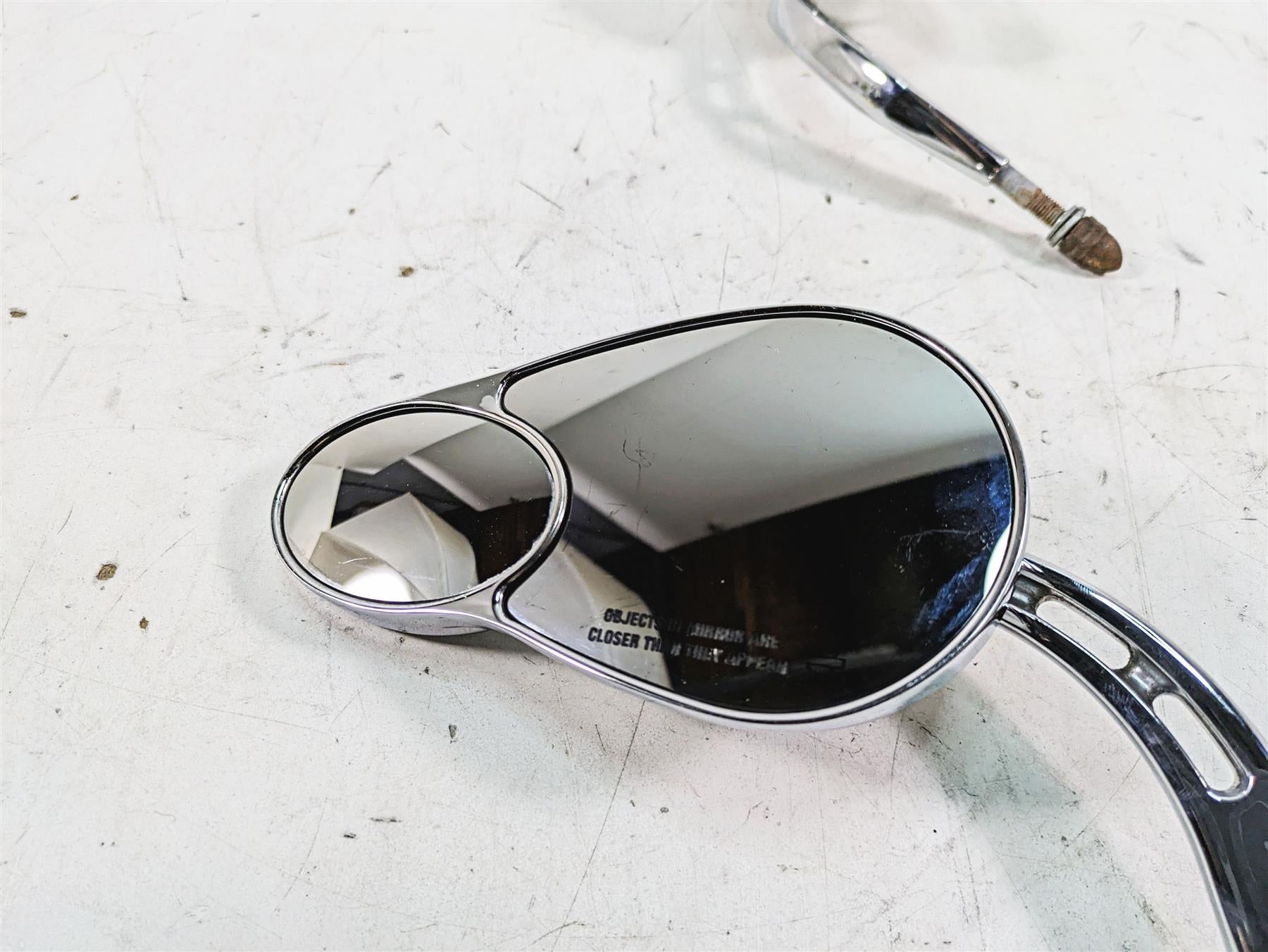 2009 Harley Touring FLHTCU Electra Glide Rear View Split Vision Mirrors 92190-06 {{ shop.shopifyCountryName }} - Mototech271
