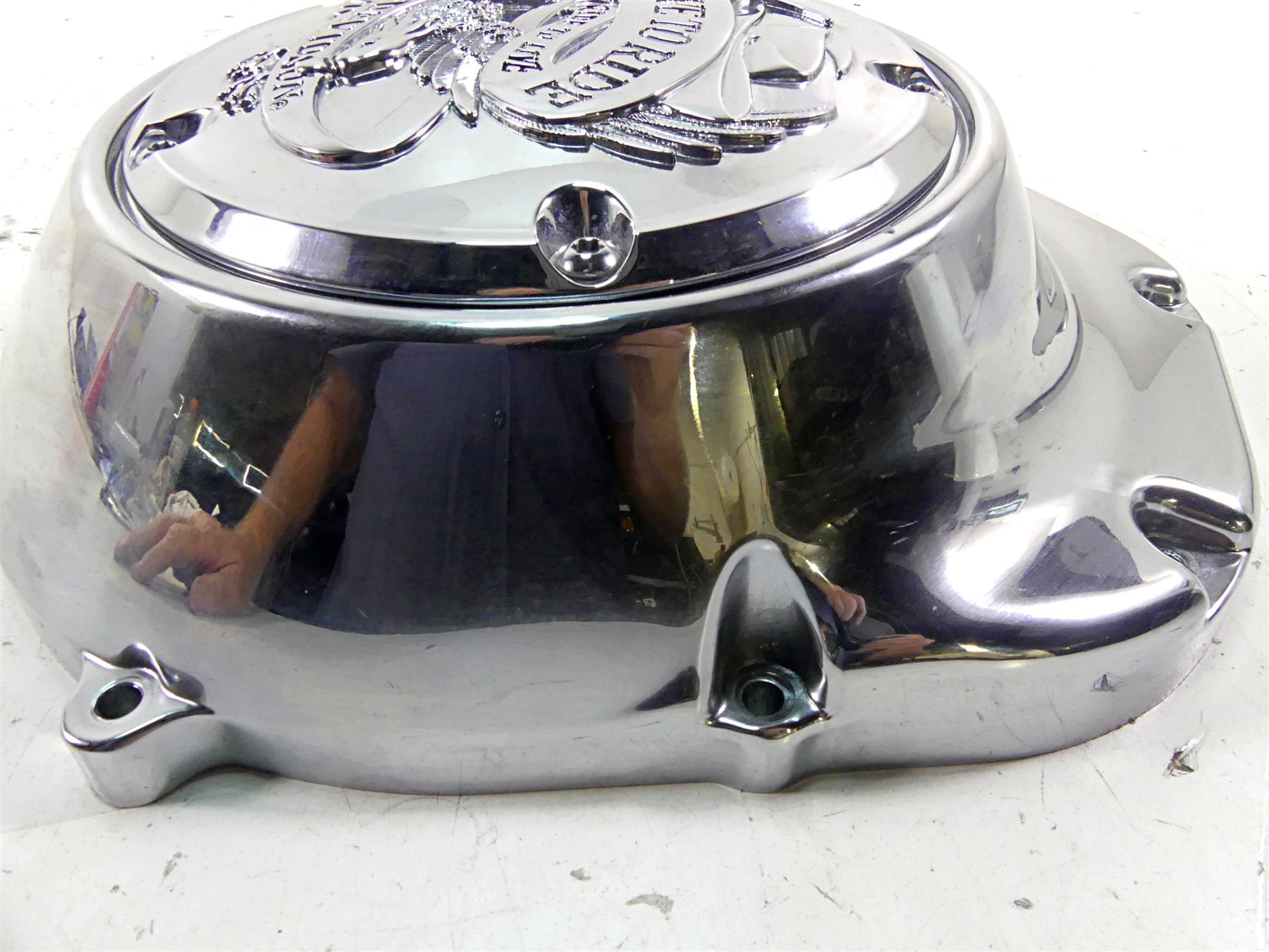 2015 Harley Touring FLHXS Street Glide Outer Primary Drive Clutch Cover 60685-07 {{ shop.shopifyCountryName }} - Mototech271