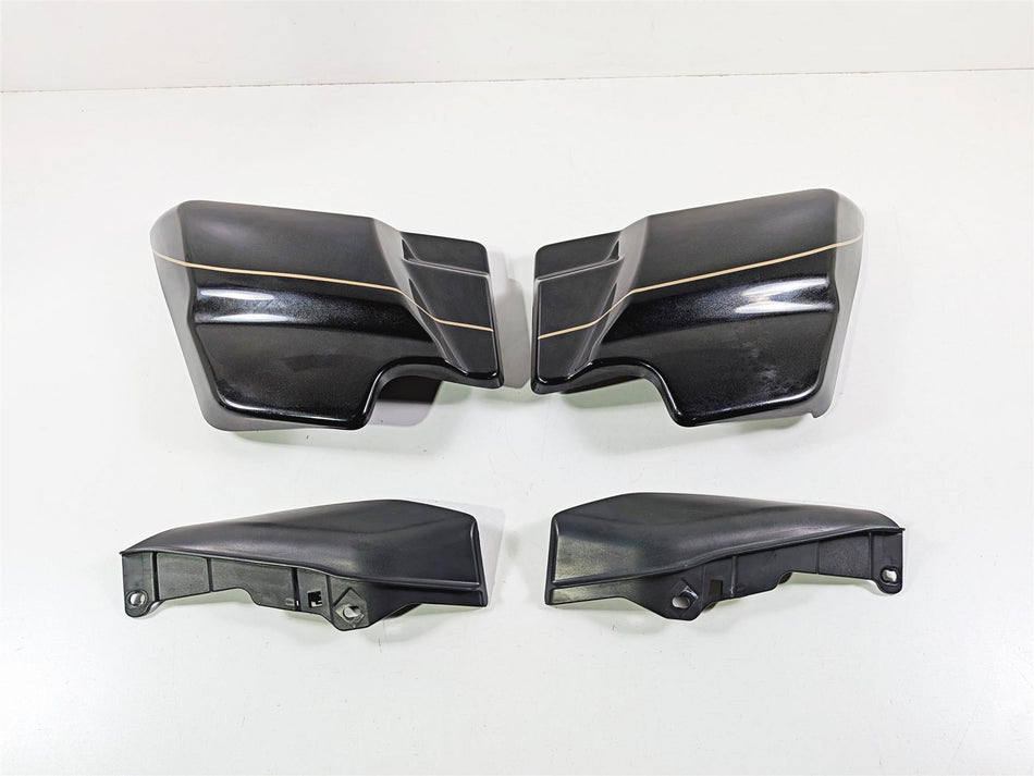 2016 Harley Touring FLHTK Electra Glide Left Right Side Cover Set Black Quartz 66250-09-Mototech271