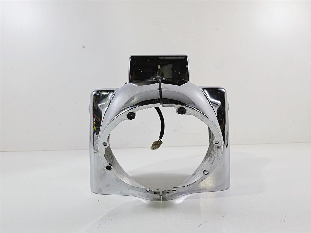 2001 Harley FLHRCI Road King Chrome Headlight Nacelle - Read 67924-06 67866-94 {{ shop.shopifyCountryName }} - Mototech271
