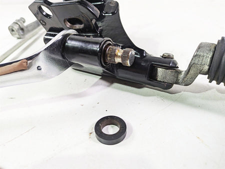 2009 Harley FXCWC Softail Rocker Left Front Foot Peg Shifter Parts Set 33683-07A {{ shop.shopifyCountryName }} - Mototech271