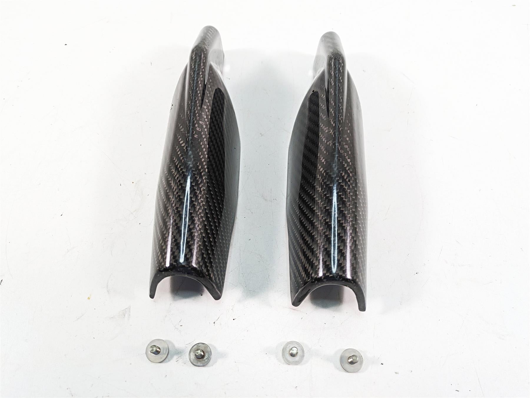 2011 Ducati Hypermotard 1100 Evo SP Front Fork Lower Carbon Guards 46012801E {{ shop.shopifyCountryName }} - Mototech271