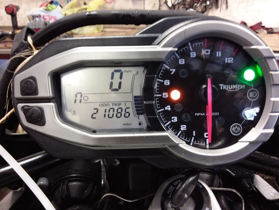 2013 Triumph Tiger 1215 Explorer XC Speedometer Gauges Instrument 21K T2503135 {{ shop.shopifyCountryName }} - Mototech271