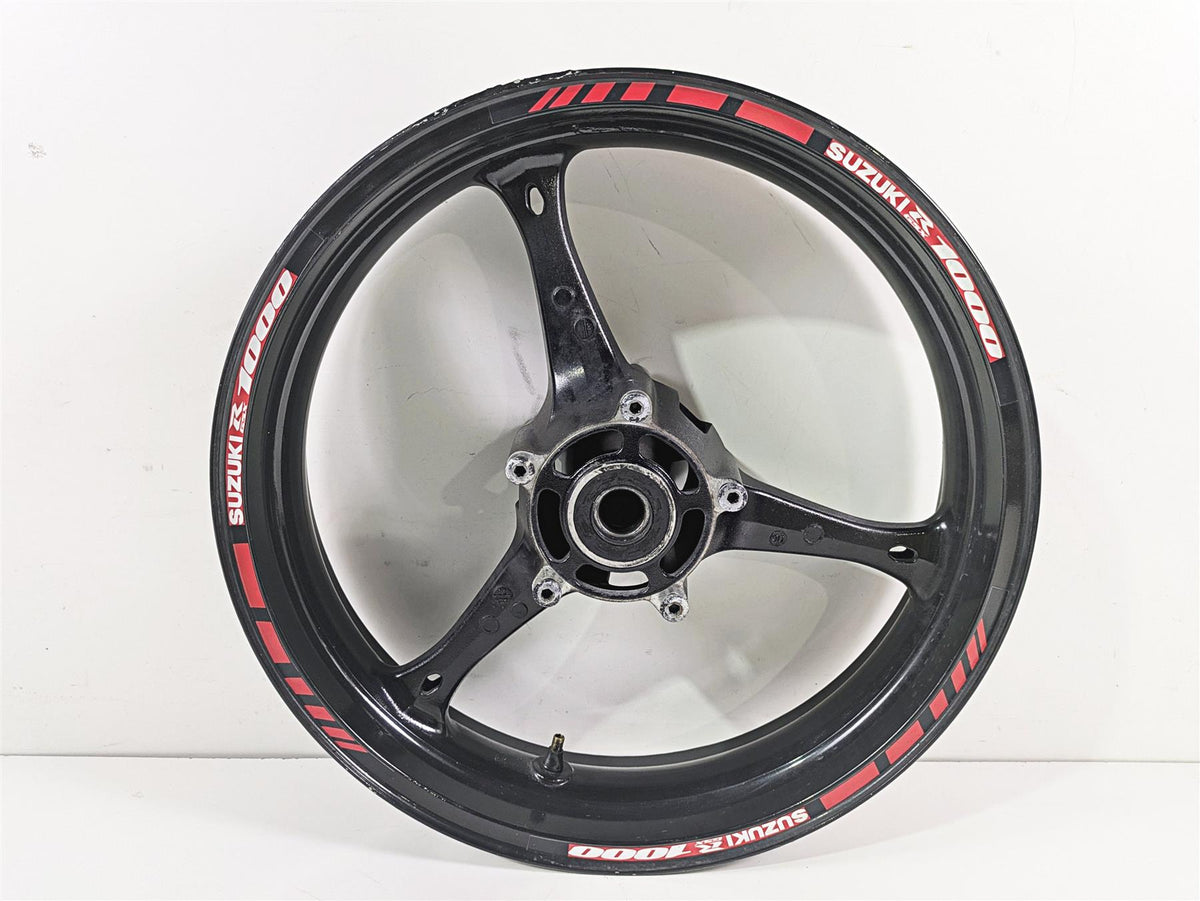 2006 Suzuki GSXR1000 K6 Front Wheel Rim 17x3.5 - READ - 54111-41G10-019 {{ shop.shopifyCountryName }} - Mototech271