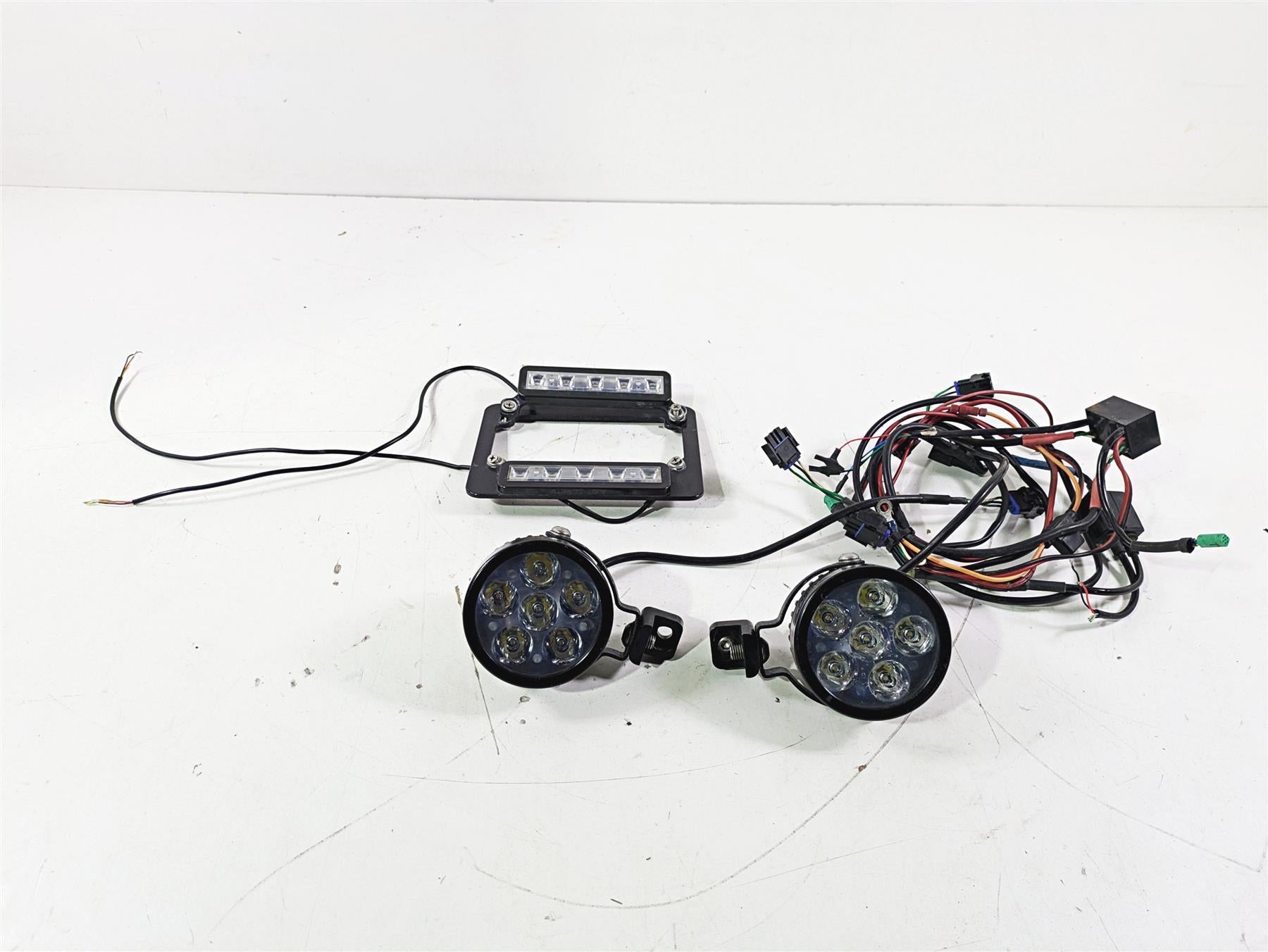 2015 BMW R1200GS Adv K51 Erica E51 Clearwater Lights Spot Fog & Plate Holder