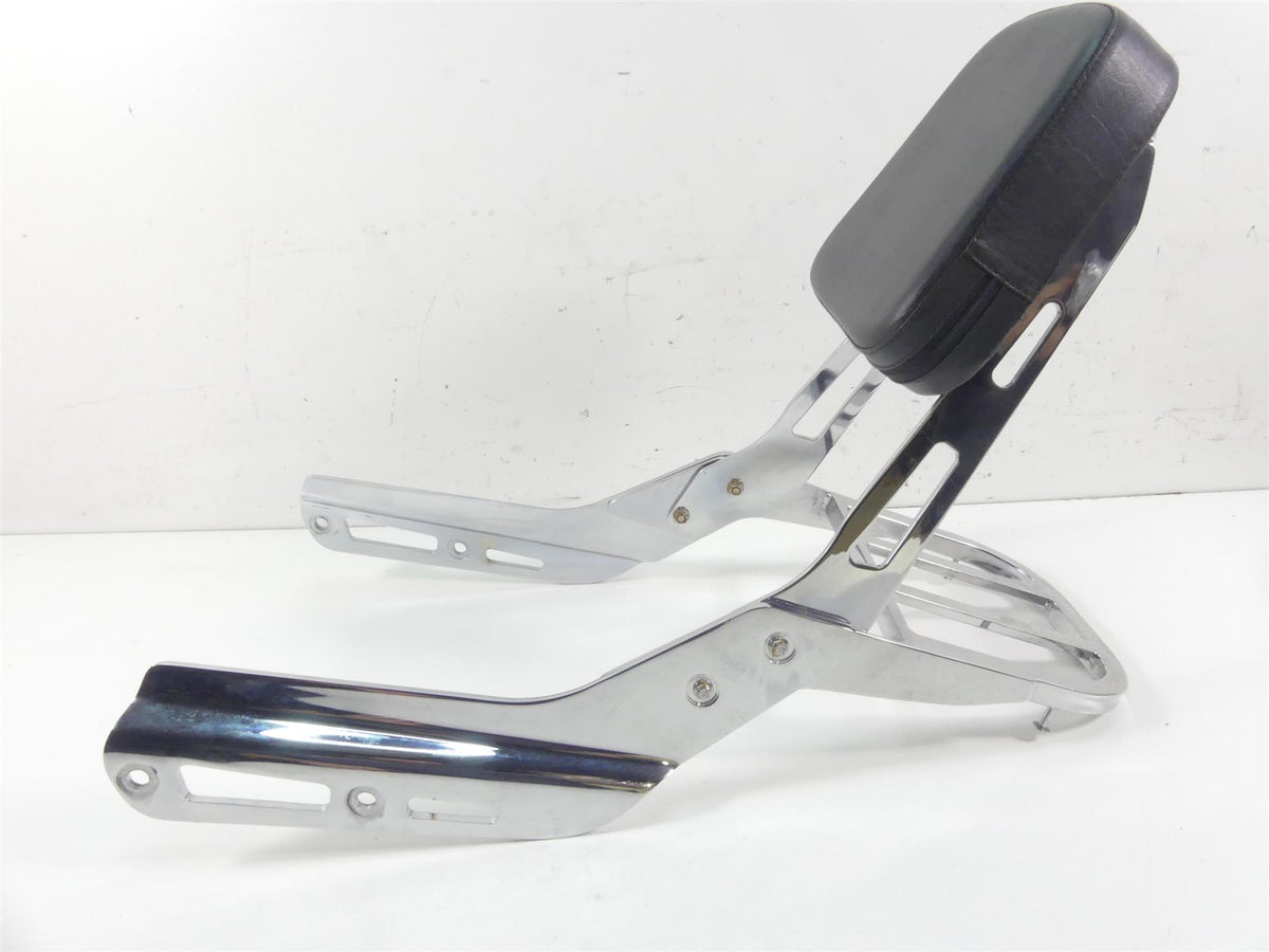 2002 Honda VTX1800 C Rear Passenger Sissybar Backrest Rack Set Flames {{ shop.shopifyCountryName }} - Mototech271