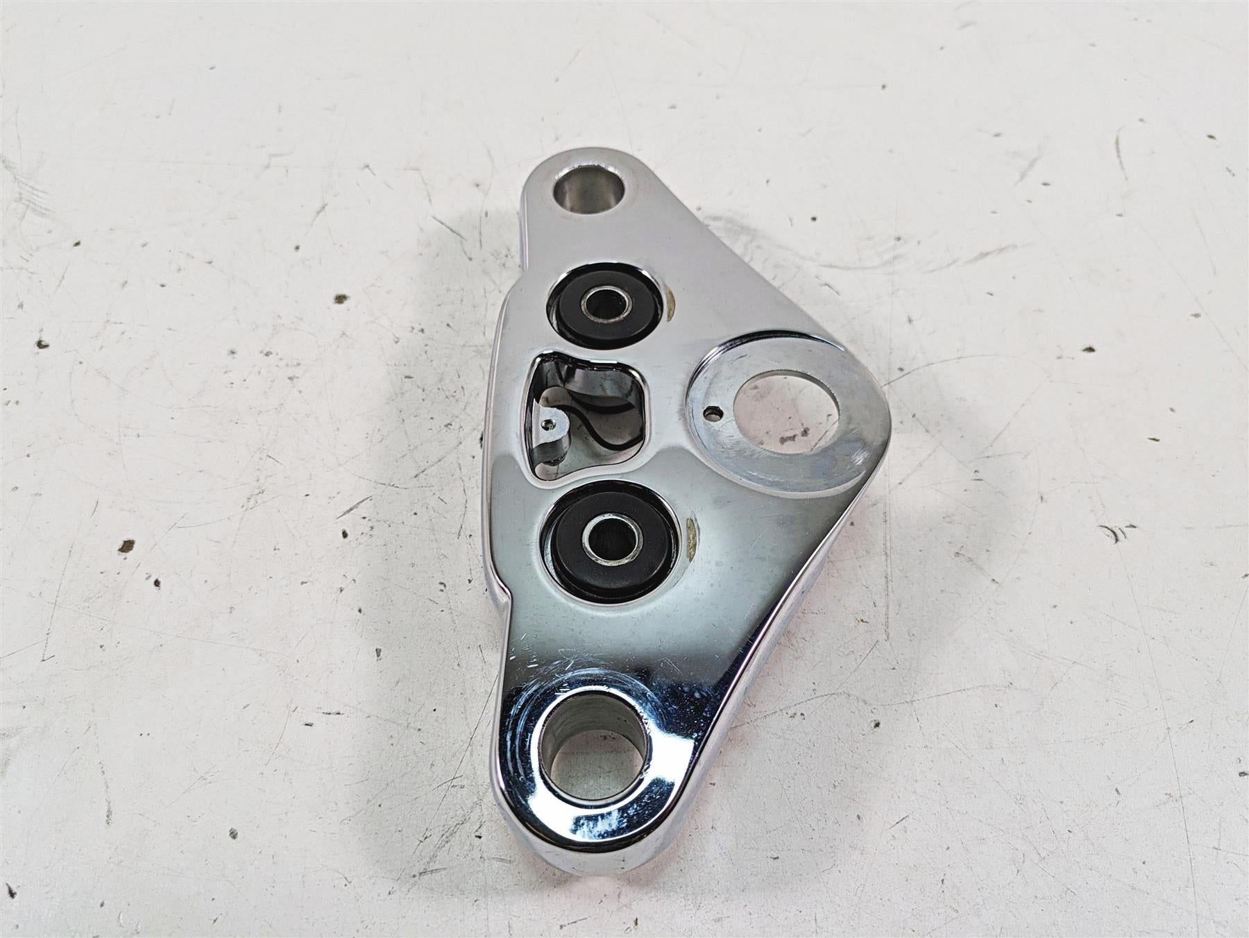 2009 Harley FXCWC Softail Rocker C Upper Triple Tree Steering Clamp 46637-08 {{ shop.shopifyCountryName }} - Mototech271