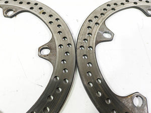 2004 BMW R1150GS R21 Front Brake Disc Rotor Set L 34112314893 R 34112314894 | Mototech271