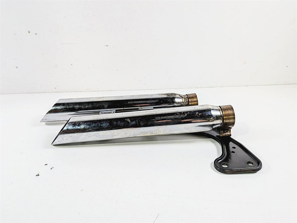 2012 Harley Softail FLSTF Fat Boy Python Slash Cut Slip On Muffler {{ shop.shopifyCountryName }} - Mototech271